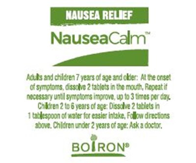 Label (Nauseacalm Foil Alu.1gse)